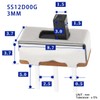 SPDT Mini Micro Slide Switch - SS12D00G(1P2T) 2 Position -