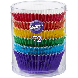 Wilton 415-5172 Cápsulas para cupcakes, 72 unidades, arco iris