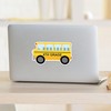 CafePress 4TH Grade School Bus Medium Die Cut Sticker, 5.75"