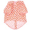 The Worthy Dog Peachy Keen Orange Polyester Slip-On Shirt -