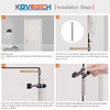 KOVOSCH 16 Pack Hinge Pin Door Stopper Oil Rubbed Bronze