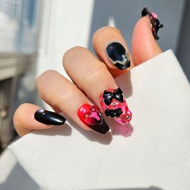 Kuromping Handmade Nail Tips - Oval / 쿠롬핑 수제네일팁 - 오벌