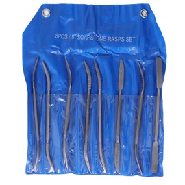 8Pcs Double Ended Rasp File 8in Wood File Set Alloy Steel for Carving Woodworking Polishing