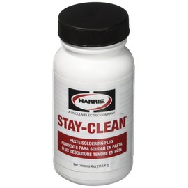 HARRIS SCPF4 Stay Clean Paste Soldering Flux, 4 oz. Jar
