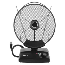 EMOS Design Indoor Antenna J0705, Active Digital Indoor Antenna for Receiving DVB-T, DVB-T2, DAB, with Integrated LTE/5G Filter and Amplifier