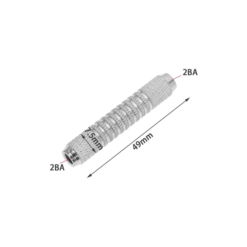 ECSiNG 12PCS Dart Barrels with Dart Rubber O-Rings 14 Grams