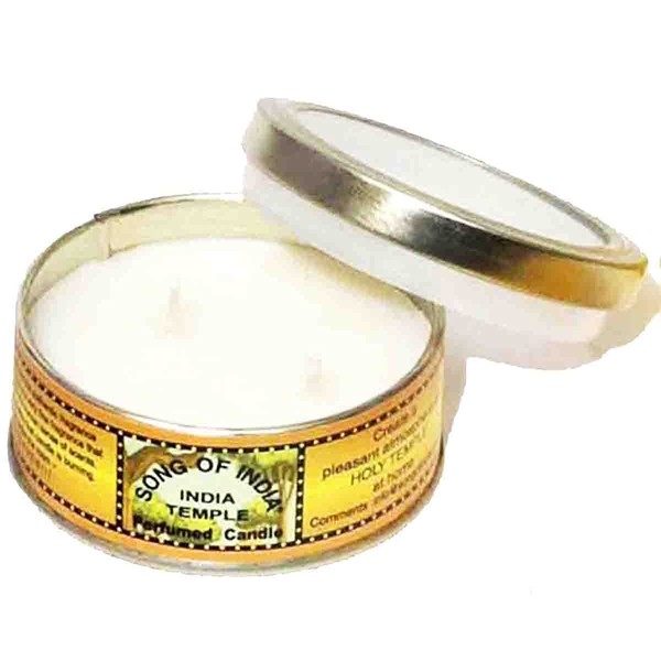 India Temple Single Scented Two-Wick Candle (55 Gram)