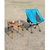 iClimb Lightweight Stable Alu. Folding Square Table Roll Up Top