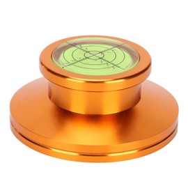 Turntable Stabilizer Aluminum Alloy LP Record Weight Vinyl Record Player Clamp for Vibration BalancedLuxury Gold Color