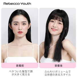 Rebecca Bangs Wig, Thick, Full Hand Plant, Medical Partial Wig, Human Hair Bang, Korean Style Air Bang, Growing Fringe, Hair Extractor, Thin Hair Cover, Crown Compensation, Volume Up, For Women, Easy