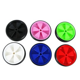 Pink Bicycle Training Wheels for Kids - 1 Pair Cycling Support Wheels, Low Noise Rubber Bike Assist Wheel Stabilisers