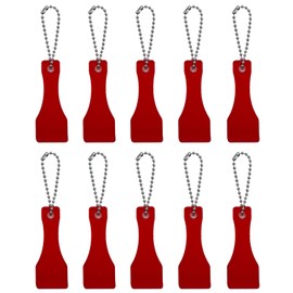 Nwsrayu Lottery Scratcher Tool Keychain, Scoop Shape Scratch off tool for lottery tickets, Labels, Films, Lotto Cards, Red