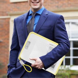 Book Pouch, Book Cover Protector for School, Storage Organizer Cover for Document File Notebook Planner Stationery School Supplies Adults Kids Teachers Travel