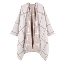 Moss Rose Women's Shawl Wrap Poncho Ruana Cape Open Front Sweater Cardigan for Fall Kimono Winter Holiday