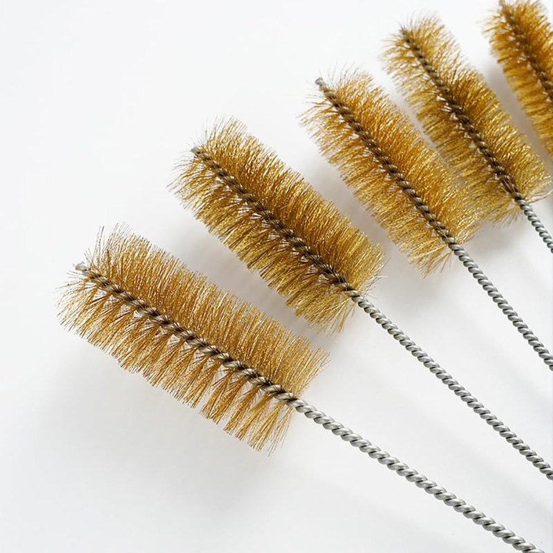 7 Pcs Copper Wire Tube Cleaning Brush Set Stainless Steel
