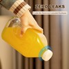 FyndraX Glass Milk Jugs Bottles - Half Gallon / 2Qt