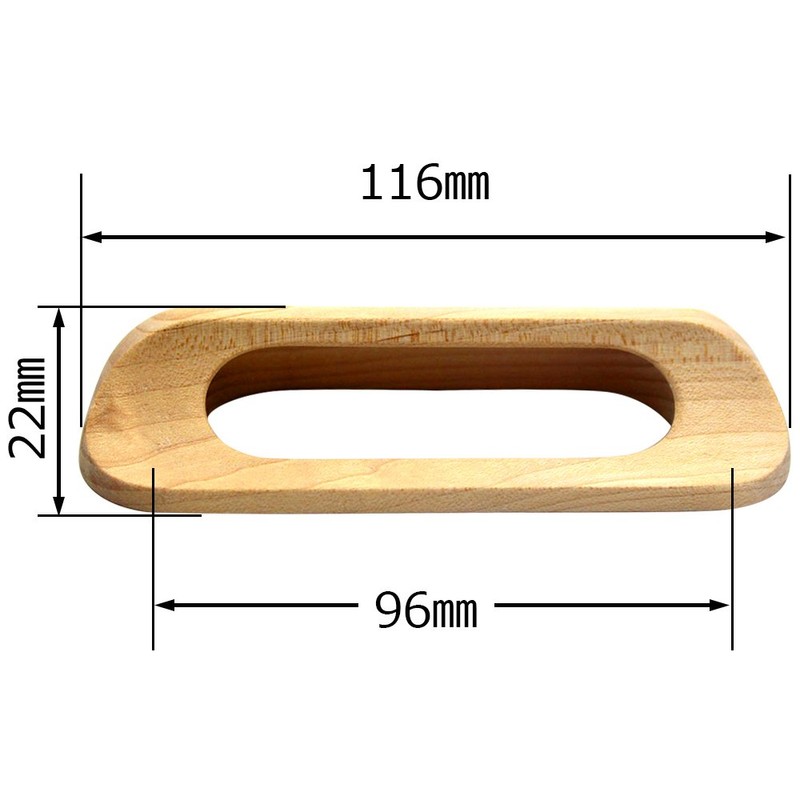 Wake Sangyo TW-309 Wooden Handle 3.8 inches (96 mm) Interior