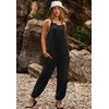 LAMISSCHE Black Jumpsuit For Women Dressy Overalls For Women Loose