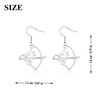 OKEYCH Archer Gift Archery Earrings Arrow Fan Jewelry Hunting Lover