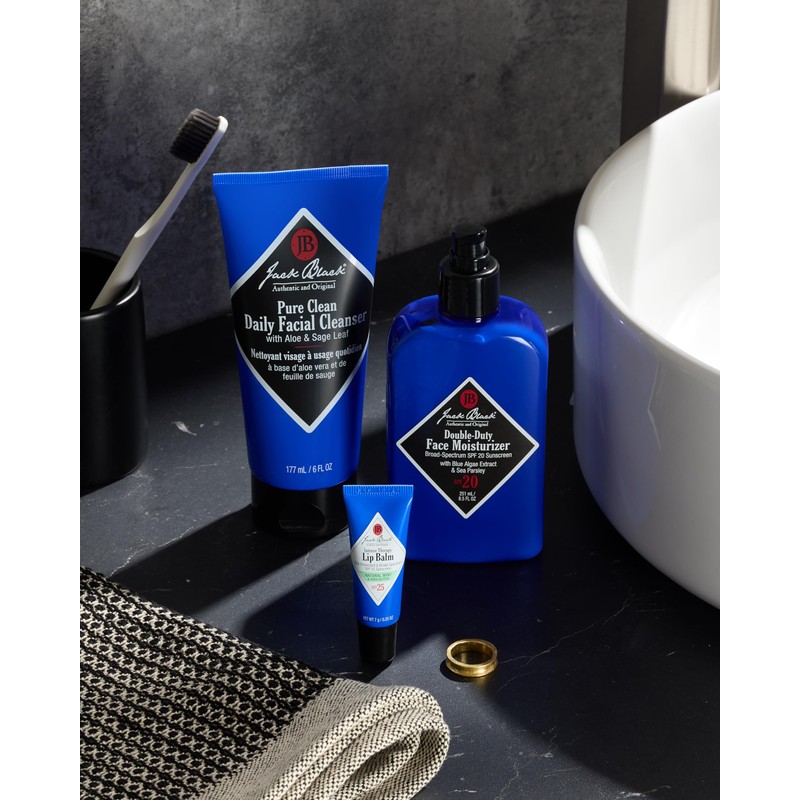 Jack Black Intense Therapy Lip Balm, 0.25-Oz. Trio – SPF