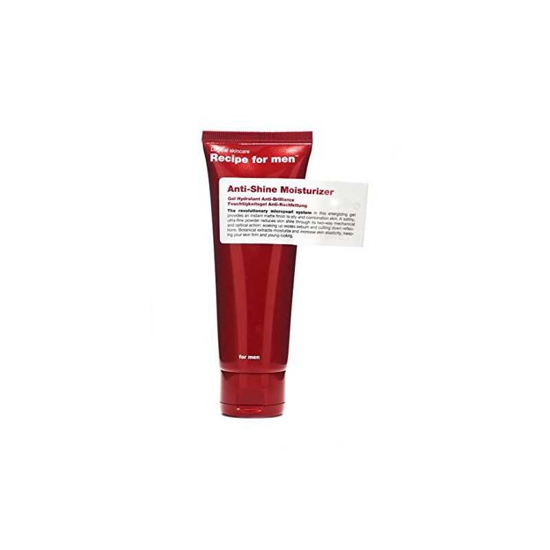 Recipe for men anti shine Moisturiser