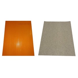DITRA-HEAT-TB Insulated Uncoupling Membrane Sheet 8.6 sq ft, 3'3" x 2'7"