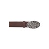MUSTANG Women's Genuine Leather Belt, coffee