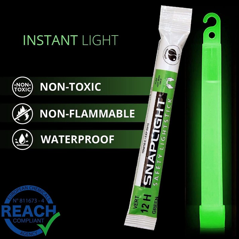 Cyalume SnapLight Green Glow Sticks