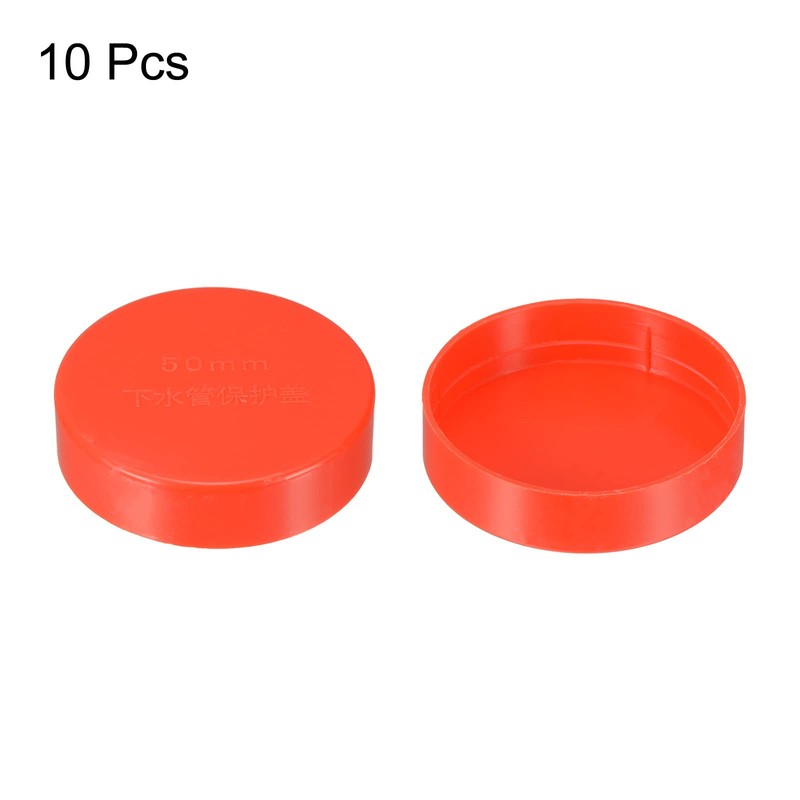 PATIKIL 2" PVC Pipe End Cap Fitting, 10 Pack Furniture