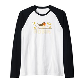 Funny Robin Bird Costume for Boys and Girls Raglan Baseball Tee