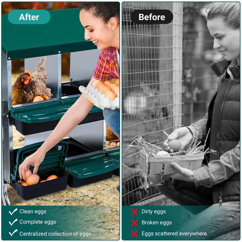 Nesting Boxes for Chickens, Chicken Nesting Box, Roll Away Nesting