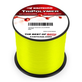 KastKing Tripolymer Advanced Monofilament Fishing Line - ¼ LB Filler Spools Mono Line, High Strength, Highly Abrasion Resistant, Super Smooth, Low Light Refraction, Tri-Extrusion Advanced Fish Line
