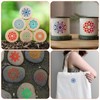 60pcs Mandala Stencils, 2x2 Inch Reusable Mandala Stencils for Painting