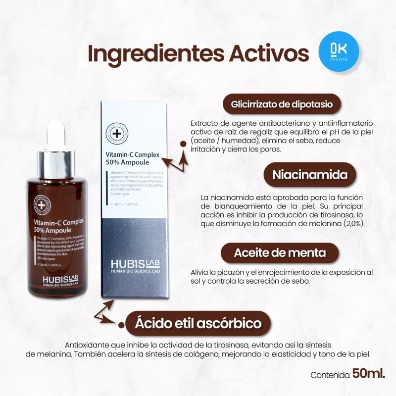 Hubislab Serum Vitamina-c Complex Ampoule 50 Ml. Hubislab