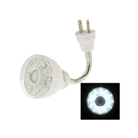 AllAboutAdapters Motion-Activated LED Night Light for AC Outlet Plug-in White