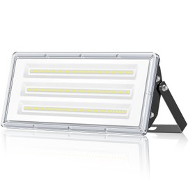 ANNIFUNLY LED Outdoor Spotlight 100 W, Bright 10000 LM LED Floodlight Cool White 6500 K LED Outdoor Spotlight, IP67 Waterproof Outdoor Spotlight Floodlight Outdoor Lamp for Gardens, Garage, Backyard,
