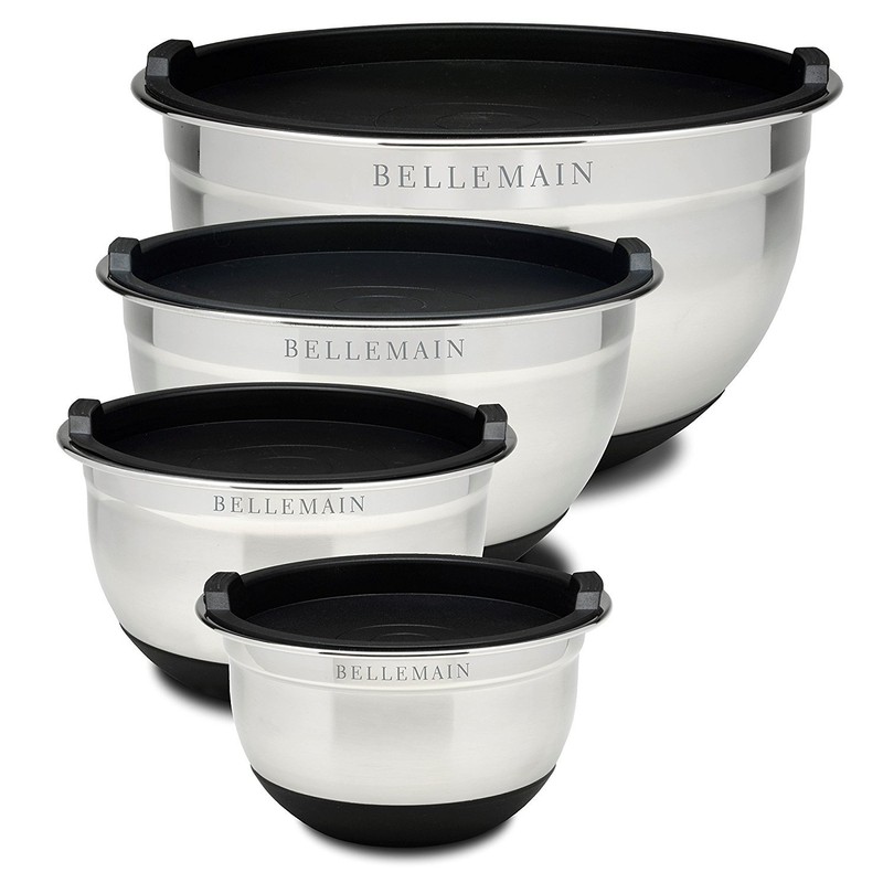 Stainless Steel Mixing Bowls with Lids Set – Large, Durable,