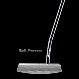 Bell II 410 Half Offset Right Hand Golf Putter-Winn Std Grip -32" to 38" Matte - 38"