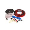 KnuKonceptz Red KCA Complete 4 Gauge Amplifier Installation Wiring Kit