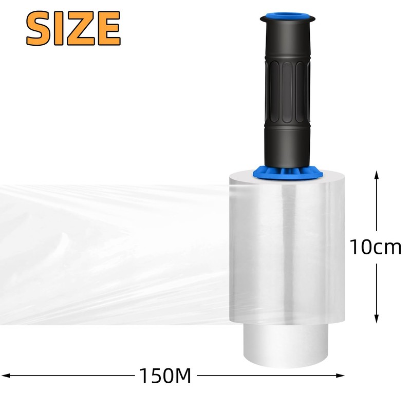 Mini Stretch Warp Film, 150m x 100mm Shrink Wrap Roll