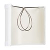 Upgradelights Wall Sconce Shield Clip on Half Lampshade (Eggshell)