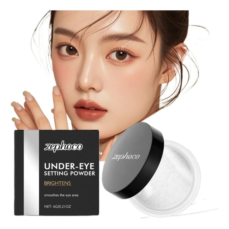 Zephoco-maquillaje Radiante For El Área De Los Ojos, Polvo
