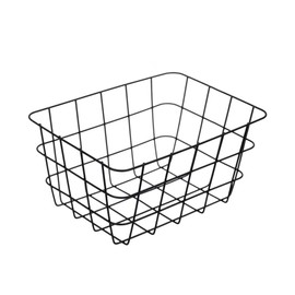 3X Box Sweden Wire Storage Basket 24.5cm Shelf Home Organiser Container Assorted