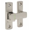 Silver Security Door Latch & Lock DP72877 2ea