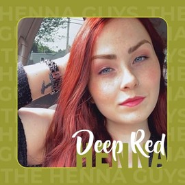 DEEP RED Henna Hair & Beard Color / Dye - - The Henna Guys by The Henna Guys