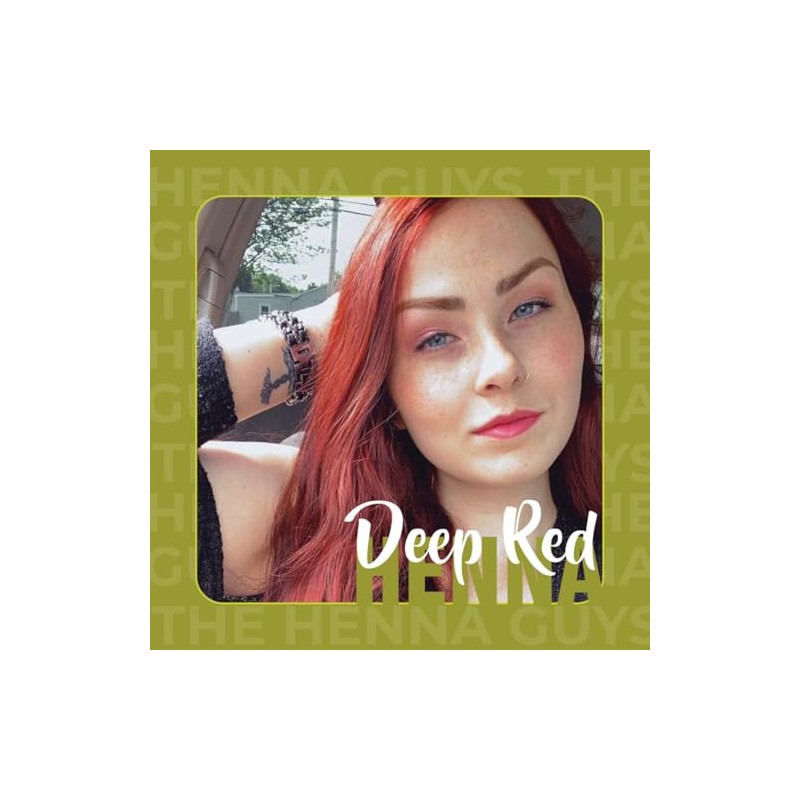 DEEP RED Henna Hair & Beard Color / Dye -