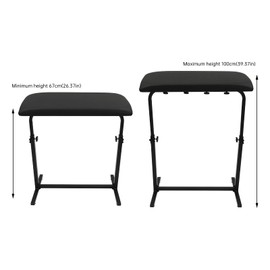 RustyVioum Large Tattoo Armrest, 80kg/176.4lb Portable Tattoo Arm Leg Rest Bracket Super Big w/Adjustable Stand Pad Sponge,Tattoo Armrest Stand for Beauty Salons Hair Salons Home, Black