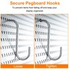 sourcing map 60pcs Pegboard Hook Locks, Pegs Board Plugs Shelf