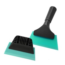Unbranded 2 PCS Window Tint Rubber Scraper Handy Tool Car Vinyl Wrap Water Blade Squeegee