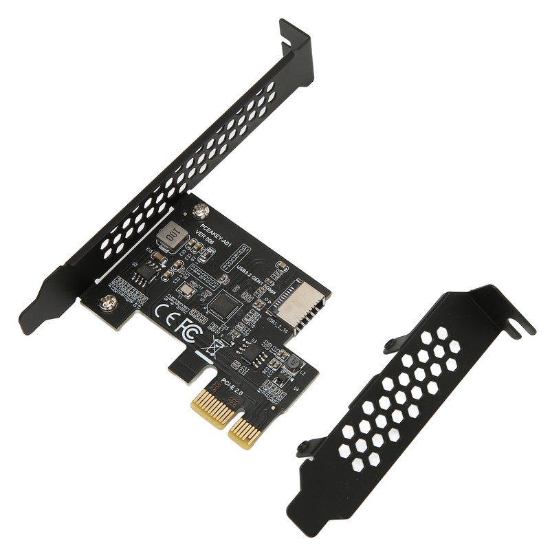 PCIE to USB 3.2 Expansion Card Black 5Gbps High Speed